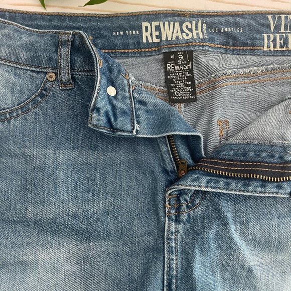 New York REWASH Vintage Reunions Denim Skirt - Picture 4 of 4
